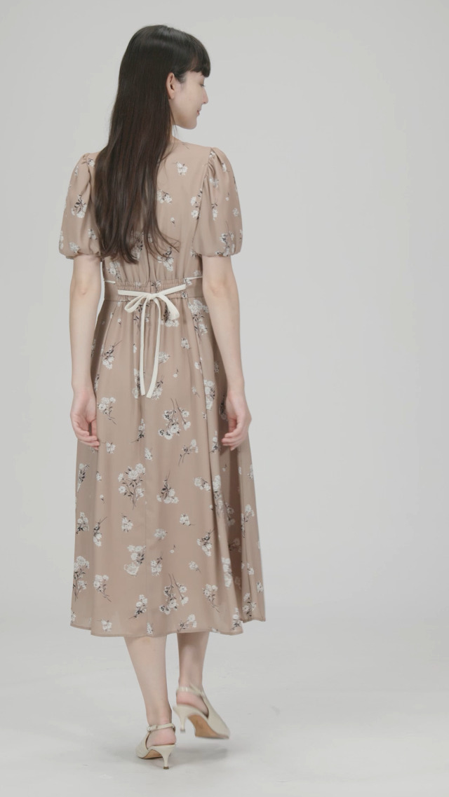 Amazon.co.jp: [レッセパッセ] カジュアルドレス ﾌﾗﾜｰﾃｨｰﾀｲﾑﾌﾟﾘﾝﾄ